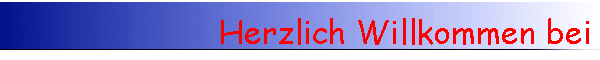 Herzlich Willkommen bei